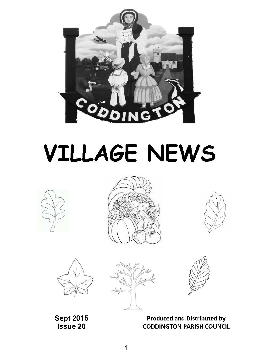 Coddington Village News - September 2015