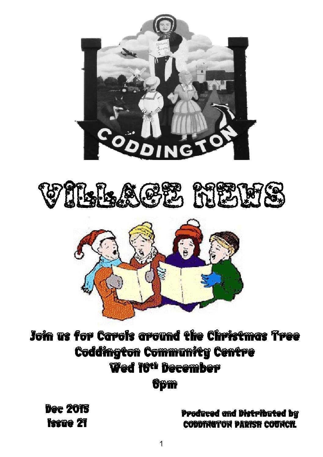 Coddington Village News - December 2015