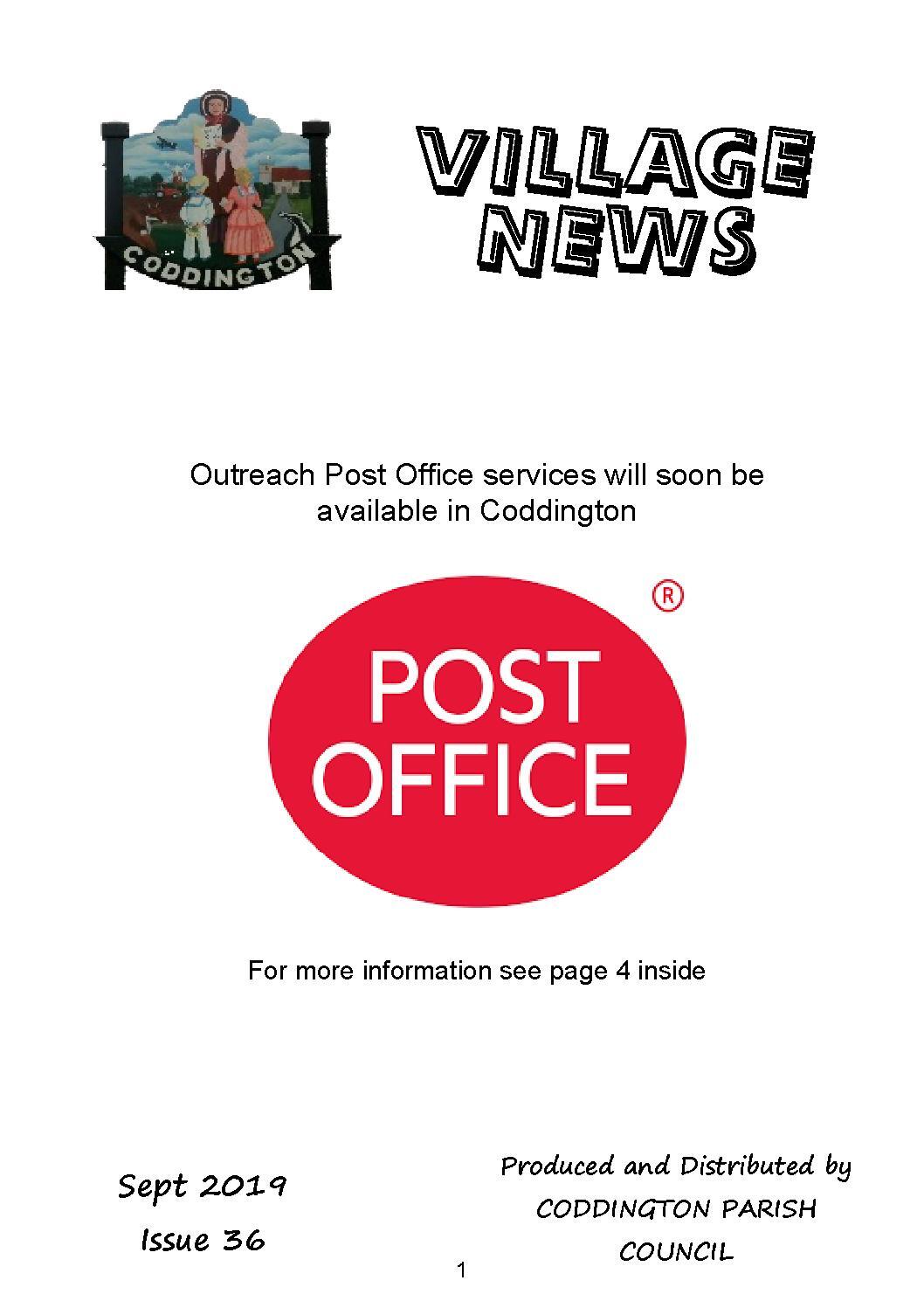 Coddington Village News - September 2019